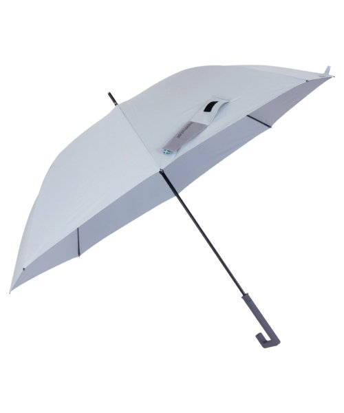 innovator(イノベーター)/イノベーター innovator 日傘 長傘 遮光 長傘 晴雨兼用 UVカット メンズ レディース 雨傘 傘 雨具 65cm 無地 撥水 LONG UMBREL/ブルー系1