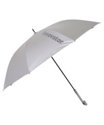 innovator(イノベーター)/イノベーター innovator 日傘 長傘 遮光 長傘 晴雨兼用 UVカット メンズ レディース 雨傘 傘 雨具 65cm 無地 撥水 LONG UMBREL/シルバー