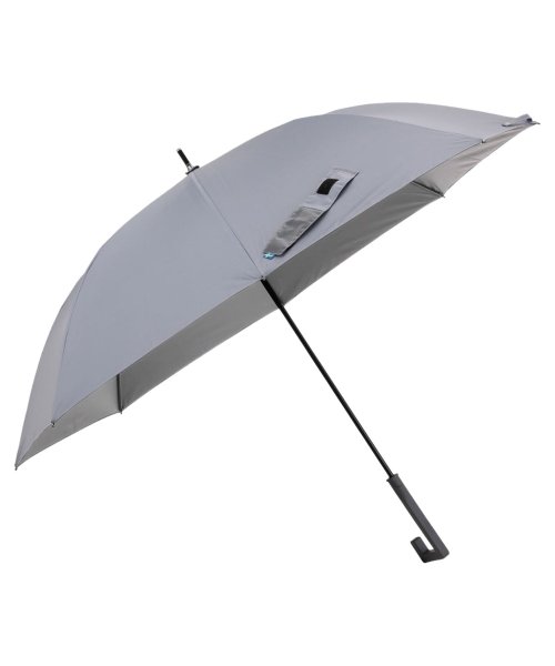 innovator(イノベーター)/イノベーター innovator 日傘 長傘 遮光 長傘 晴雨兼用 UVカット メンズ レディース 雨傘 傘 雨具 65cm 無地 撥水 LONG UMBREL/ダークグレー