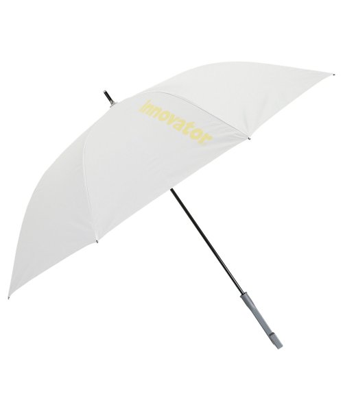 innovator(イノベーター)/イノベーター innovator 日傘 長傘 遮光 長傘 晴雨兼用 UVカット メンズ レディース 雨傘 傘 雨具 65cm 無地 撥水 LONG UMBREL/ホワイト系1