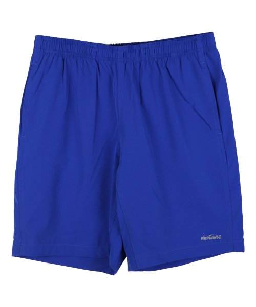 WILD THINGS(ワイルド シングス)/WILD THINGS ワイルドシングス ハーフパンツ ショートパンツ エラスティック ナイロン ベース メンズ ELASTICNYLON BASE SHORT/ブルー