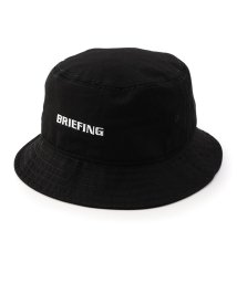 BRIEFING/ブリーフィング ゴルフ バケットハット バケット バケハ メンズ ブランド ロゴ ブラック 黒 刺繍 帽子 BRIEFING GOLF BRG231M69/505323652