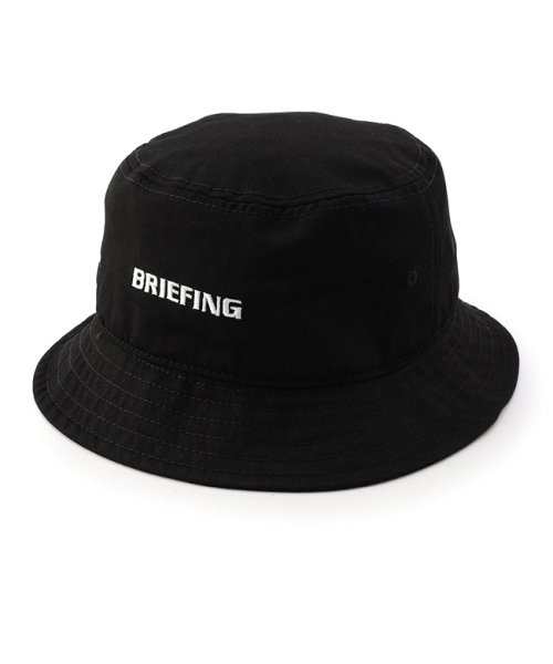 BRIEFING(ブリーフィング)/ブリーフィング ゴルフ バケットハット バケット バケハ メンズ ブランド ロゴ ブラック 黒 刺繍 帽子 BRIEFING GOLF BRG231M69/ブラック系1