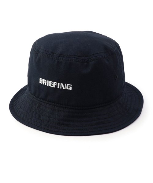 BRIEFING(ブリーフィング)/ブリーフィング ゴルフ バケットハット バケット バケハ メンズ ブランド ロゴ ブラック 黒 刺繍 帽子 BRIEFING GOLF BRG231M69/ネイビー