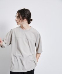 JUNRed(ジュンレッド)/【 イージーケア 】シルキーフェイスハーフスリーブTシャツ/ベージュ系（28）