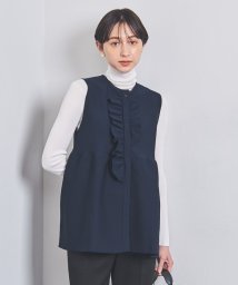 UNITED ARROWS(ユナイテッドアローズ)/P イレギュラーフリル ベスト/NAVY