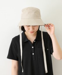 URBAN RESEARCH Sonny Label(アーバンリサーチサニーレーベル)/リボン付ポリツイルバケットハット/ベージュ