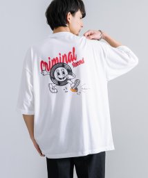 Rocky Monroe(ロッキーモンロー)/Tシャツ 半袖 刺繍 プリント カットソー メンズ レディース ビッグシルエット オーバーサイズ ゆったり ルーズ ワイド クルーネック TC天竺 カジュアル /オフホワイト系1