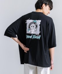 Rocky Monroe(ロッキーモンロー)/Tシャツ 半袖 刺繍 プリント カットソー メンズ レディース ビッグシルエット オーバーサイズ ゆったり ルーズ ワイド クルーネック TC天竺 カジュアル /ブラック系