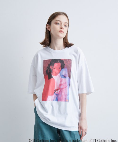 JUNRed(ジュンレッド)/【LIFE別注】photo collage T－shirts / フォトコラージュTシャツ/ホワイト系（12）