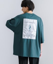 Rocky Monroe(ロッキーモンロー)/半袖Tシャツ アート プリント メンズ レディース クルーネック COOLダンボール カットソー 接触冷感 吸水速乾 UVカット ビッグシルエット オーバーサイ/ブルー系