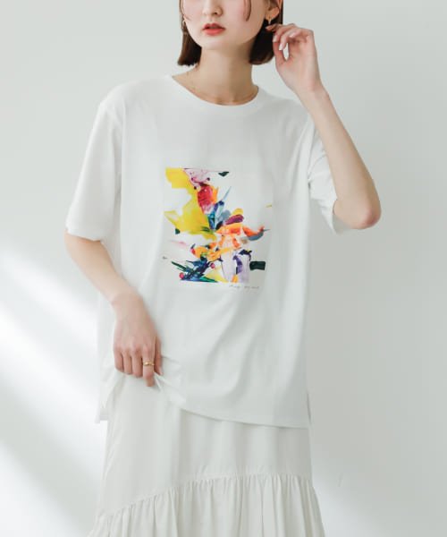SENSE OF PLACE by URBAN RESEARCH(センスオブプレイス バイ アーバンリサーチ)/『別注』yui.stephanie×SENSE OF PLACE　グラフィックTシャツ/GRAPHIC-A