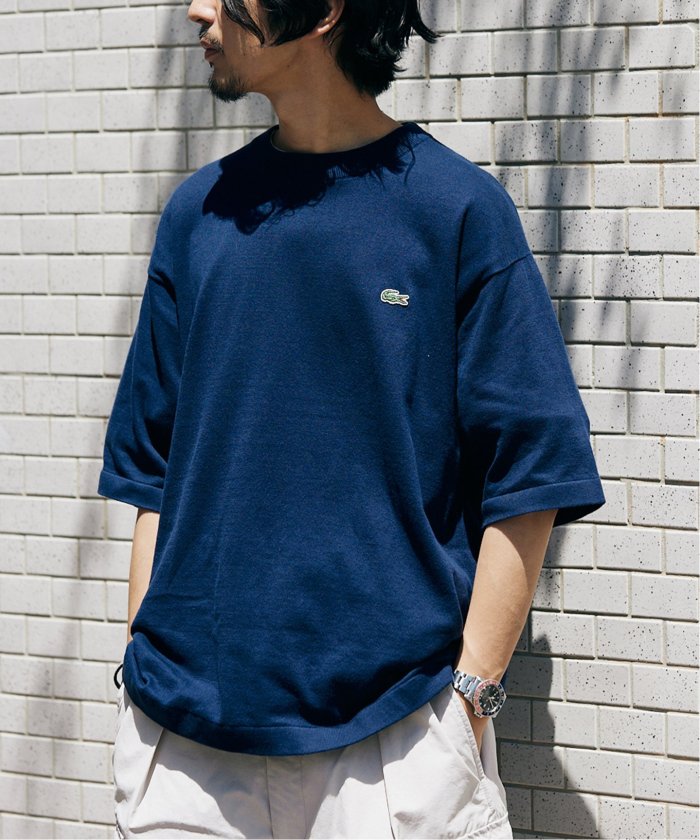 セール】【LACOSTE / ラコステ】リラックスフィットニットTシャツ