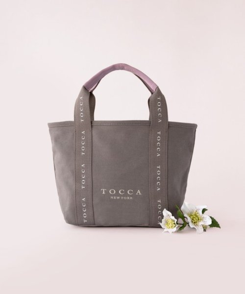 TOCCA(TOCCA)/【WEB限定＆一部店舗限定】DANCING TOCCA CANVASTOTE S キャンバストートバッグ S/ライトグレー系