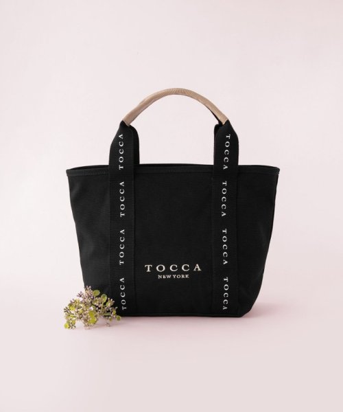 TOCCA(TOCCA)/【WEB限定＆一部店舗限定】DANCING TOCCA CANVASTOTE S キャンバストートバッグ S/ブラック系