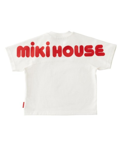 mki HOUSE(ミキハウス)/【ミキハウス】 バックロゴ半袖Ｔシャツ/ホワイト
