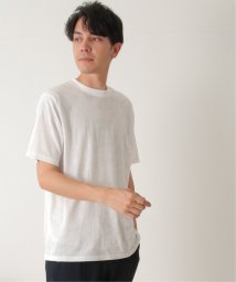 ikka(イッカ)/リンクスジャガードジオメTシャツ/ホワイト