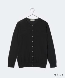 JOHN SMEDLEY(ジョンスメドレー)/ジョンスメドレー JOHN SMEDLEY ISLINGTON カーディガン ISLINGTON レディース トップス 長袖 ラウンドネック ニット セーター /ブラック