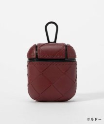 BOTTEGA VENETA(ボッテガ・ヴェネタ)/ボッテガヴェネタ BOTTEGA VENETA 610263 VCPQ0 イヤホンケース メンズ イアフォンポーチ レザー AirPods エアーポッズ イント/ワイン