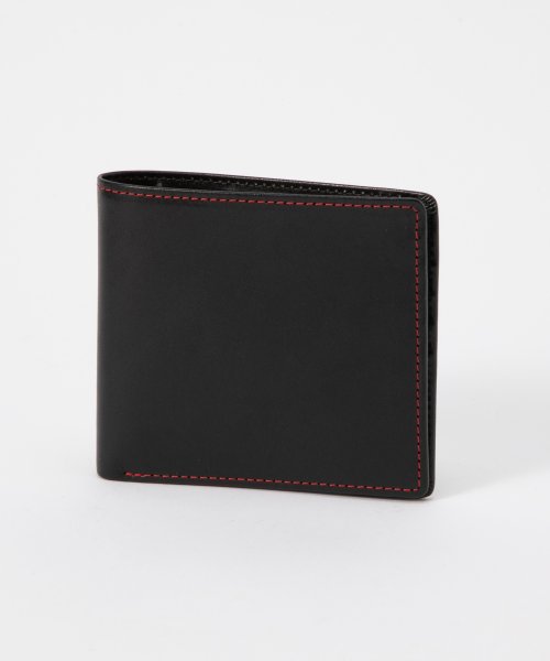 Whitehouse Cox(ホワイトハウスコックス)/ホワイトハウスコックス Whitehouse Cox ES2377 二つ折り財布 CREDIT CARD NOTECASE メンズ 財布 ミニ財布 小銭入れ シ/ブラック系2