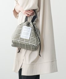 mili an deni(ミリアンデニ)/保冷巾着ランチバッグ バッグ 鞄 小物 雑貨 フリーサイズ レディース/ブラック