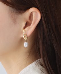 BLUEEAST/淡水パールノットピアス/505329053