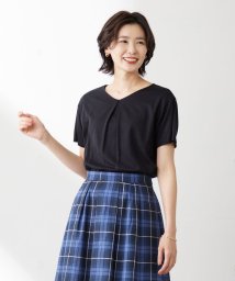 J.PRESS LADIES(J．プレス　レディス)/【WEB限定カラーあり・UVカット・接触冷感】セルロースジャージー カットソー/ネイビー系