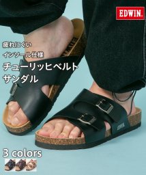 JEANS MATE/【EDWIN】チューリッヒ ベルト サンダル メンズ EB1007 コンフォート 紳士 事務所履き スリッパ つっかけ INTERNATIONAL BASIC/505322522