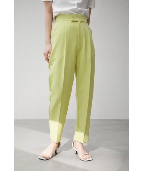 AZUL by moussy(アズールバイマウジー)/VENUS TAPERED PANTS/LIME