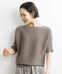 MICHEL KLEIN(ミッシェルクラン)/[定番人気]ホールガーメント(R)ボートネックニット（WEB限定カラー）/モカ（17）