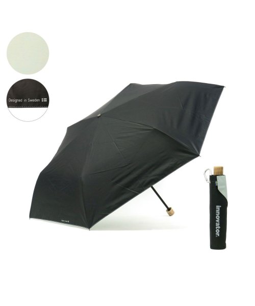 innovator(イノベーター)/【日本正規品】 イノベーター 折りたたみ傘 innovator 60cm 晴雨兼用ワイド折りたたみ傘 UVカット 遮光 遮熱 カサ かさ  IN－60M/ブラック系1