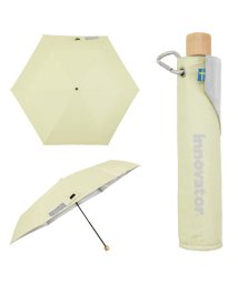 innovator(イノベーター)/イノベーター 折りたたみ傘 晴雨兼用 INNOVATOR 大きい 軽量 遮光 遮熱 撥水 UVカット/ライトイエロー系1
