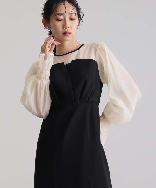 シフォンビスチェタイトワンピース シフォンビスチェタイトワンピース シフォンビスチェタイトワンピース BCD1330750337(10270円)