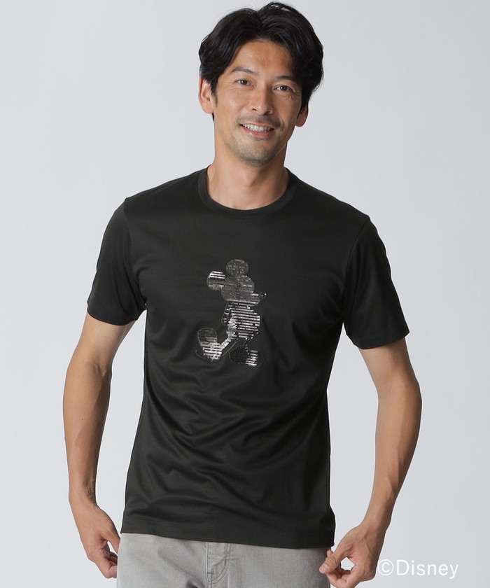 Disney Collection】スパンコールカットソー/ミッキー(505292477