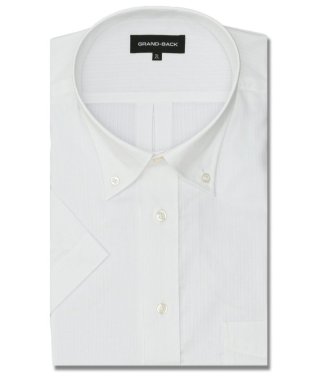 GRAND-BACK/【大きいサイズ】グランバック/GRAND－BACK 綿100％ 形態安定 ボタンダウン 半袖 シャツ メンズ ワイシャツ ビジネス yシャツ 速乾 ノーアイロン/505331225