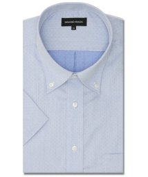 GRAND-BACK/【大きいサイズ】グランバック/GRAND－BACK 綿100％ 形態安定 ボタンダウン 半袖 シャツ メンズ ワイシャツ ビジネス yシャツ 速乾 ノーアイロン/505331230