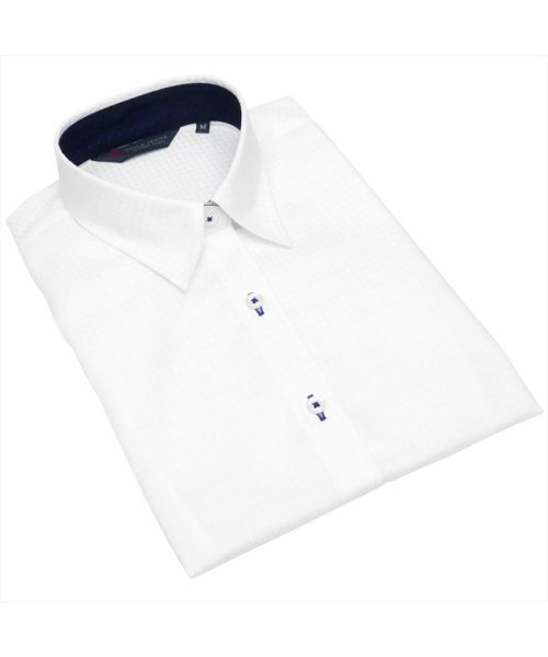 TOKYO SHIRTS(TOKYO SHIRTS)/形態安定 レギュラーカラー 七分袖 レディースシャツ 綿100%/シロ