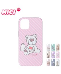 NICI(ニキ)/NICI ニキ iPhone 12mini スマホケース 携帯 アイフォン カバー レディース HYBRID BACK CASE ホワイト グレー ベージュ ブ/ホワイト