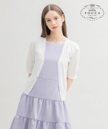 TOCCA(TOCCA)/【洗える！】SWAN V NECK Vネック カーディガン/アイボリー系