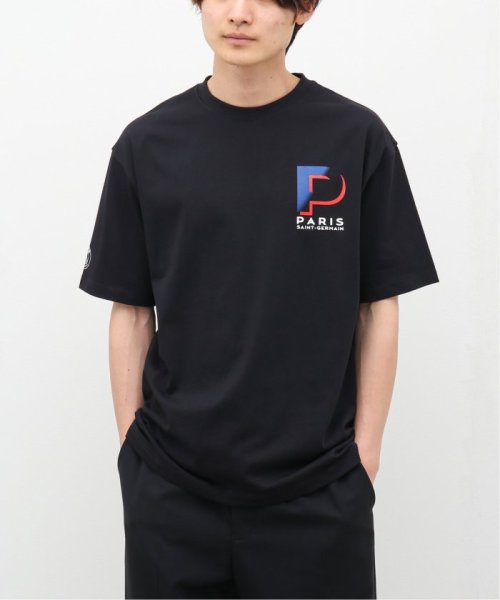 Paris Saint-Germain(Paris SaintGermain)/【Paris Saint－Germain】シャドー イニシャルプリント Tシャツ/ブラック