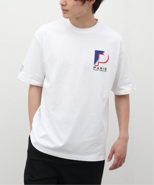 Paris Saint-Germain(Paris SaintGermain)/【Paris Saint－Germain】シャドー イニシャルプリント Tシャツ/ホワイト