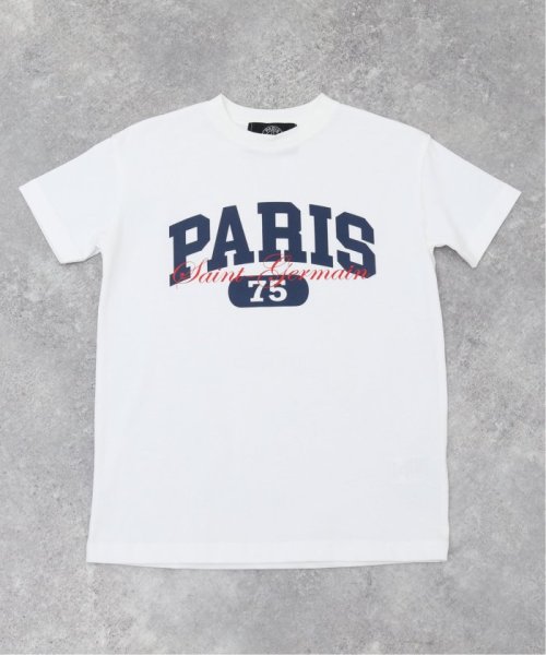 Paris Saint-Germain(Paris SaintGermain)/【Paris Saint－Germain】バーシティロゴプリント Tシャツ　※キッズサイズ/ホワイト
