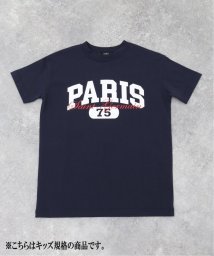 Paris Saint-Germain(Paris SaintGermain)/【Paris Saint－Germain】バーシティロゴプリント Tシャツ　※キッズサイズ/ネイビー