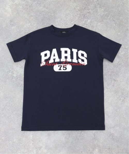Paris Saint-Germain(Paris SaintGermain)/【Paris Saint－Germain】バーシティロゴプリント Tシャツ　※キッズサイズ/ネイビー