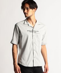 NICOLE CLUB FOR MEN(ニコルクラブフォーメン)/オープンカラー半袖シャツ/09ホワイト