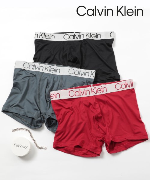 Calvin Klein(カルバンクライン)/【CALVIN KLEIN / カルバンクライン】ボクサーパンツ 3枚セット NP2213O 3PK 父の日 ギフト プレゼント 贈り物/マルチ2