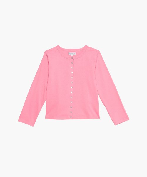 agnes b. FEMME OUTLET(アニエスベー　ファム　アウトレット)/【Outlet】J000 CARDIGAN LE PETIT カーティガンプレッション/ピンク