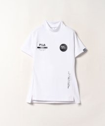 FILA GOLF(フィラゴルフ（レディース）)/【ゴルフ】ECOスムース モックネックTシャツ レディース/ホワイト