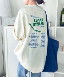 Classical Elf(クラシカルエルフ)/《JaVa ジャバコラボ》キャッチーな大人Tee。綿100%ピグメントロゴビッグTシャツ/オフホワイト