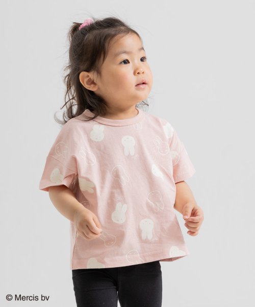 chil2(チルツー)/〈ミッフィー〉半袖Tシャツ/ピンク